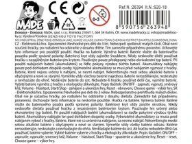 MADE Elektronická hra na batérie