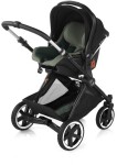 JANÉ Kočík kombinovaný Crosslight + korba Micro BB + autosedačka Koos i-size Forest Green