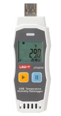 Uni-T UT330TH / Datalogger teploty a vlhkosti / -30 až 70 ° C / 0-99,9 % RH / USB / 64 000 záznamov (UT330TH)