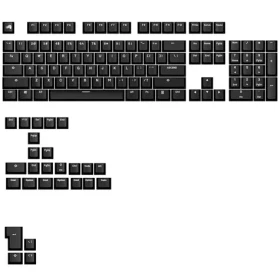 Glorious vymeniteľné klávesy GPBT Basics (ANSI US) - Classic Black / PBT / 133 ks / ANSI US layout / Cherry MX(+) (GLO-KB-ACC-KC-GPBT-BA-CBLK-US)