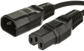 MicroConnect Jumper Cable C14 - C15 2.5m / predlžovací kábel / 2.5m (PE011400)