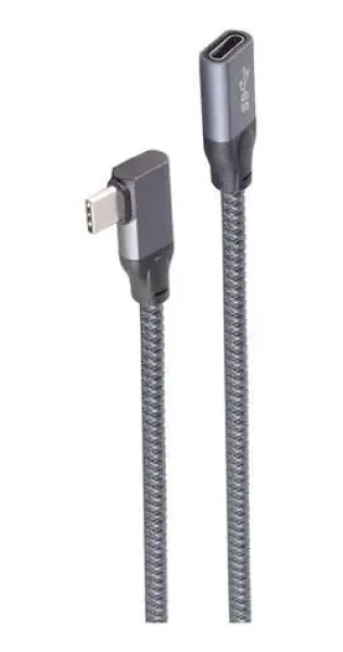 Shiverpeaks predlžovací kábel USB-C 90° Pre 1 m / Predlžovací kábel / USB 3.2 / uhlový 90° (BS13-56020)