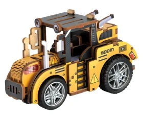 2KIDS TOYS 3D drevená skladačka Traktor