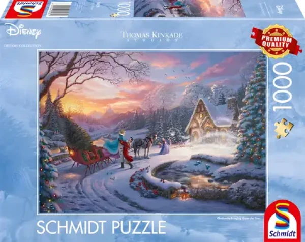 Schmidt Puzzle Disney: Popoluška s princom na Vianoce