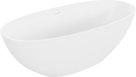 MEXEN - Bari voľne stojaca vaňa z liateho mramoru 165 x 75, biela mat 57221657500