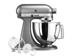 KitchenAid Kuchynský robot 5KSM125ECU strieborná / 300W / 4,8L / 10 rýchlostí (5KSM125ECU)