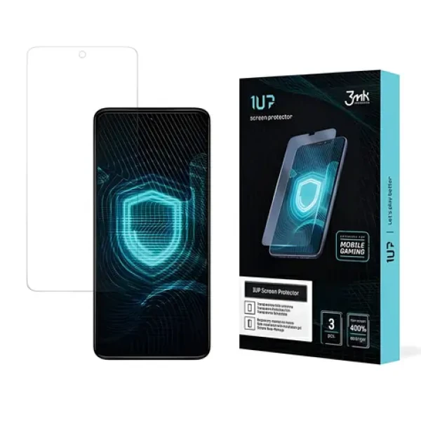 3mk 1UP Ochranná fólia na displej pre Motorola Moto G84 5G / Ochranná fólia na displej / Herná / 3 ks