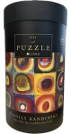 INTERDRUK Puzzle Art 12: Farebná štúdia: Štvorce so sústrednými kruhmi