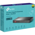 TP-Link TP-Link CCTV switch TL-SG1210PP (9xGbE,1xGbE/SFP combo uplink, 1xGbE uplink, 6xPoE+,2xPoE++,123W, fanless)