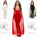 Red-Carpet-LookSexy Koucla evening dress with lace