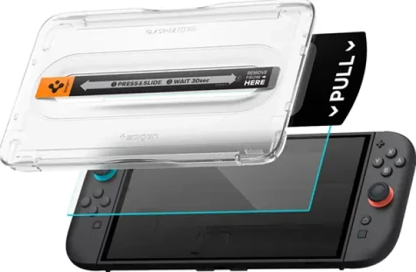Spigen Glass tR EZ Fit Pre ochranné sklo pre Nintendo Switch 2/2ks (AGL10797)
