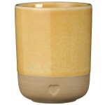 Ib Laursen Kameninový hrnček Heart Yellow Matt 190 ml