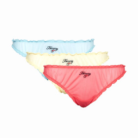 Dámske nohavičky s volánom 3Pack UW0UW04573-0TZ - Tommy Hilfiger M