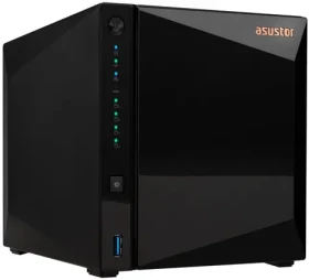 Asustor Drivestor 4 Pro AS3304T v2 / NAS server / 4X 3,5" SATA / Realtek RTD1619B / 2GB RAM / 2,5GbE / USB 3.2 (AS3304TV2)