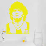 Veselá Stena Samolepka Diego Maradona Farba: béžová, Veľkosť: 60 x 42 cm