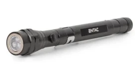 Entac svietidlo s teleskopickým krkom čierna / Svietidlo / LED 1W / 30 lm / 4X LR44 / IP44 (EFL-1W-FLEX-ALU)