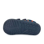 Chlapčenské barefoot tenisky KORO DINO Protetika modré - 32