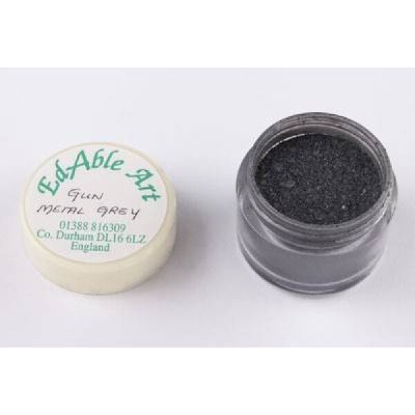 Prachová farba Gun Metal Grey - Edable Art - Edable Art