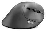 C-tech VEM-12 čierna / Vertikálna bezdrôtová myš / Dual mode Bluetooth/2,4 GHz / 3200 DPI / 6 tlačidiel (VEM-12)