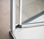 POLYSAN - EASY obdĺžniková sprchová zástena 1000x800, skladacie dvere, L/P varianta, číre sklo EL1910EL3215