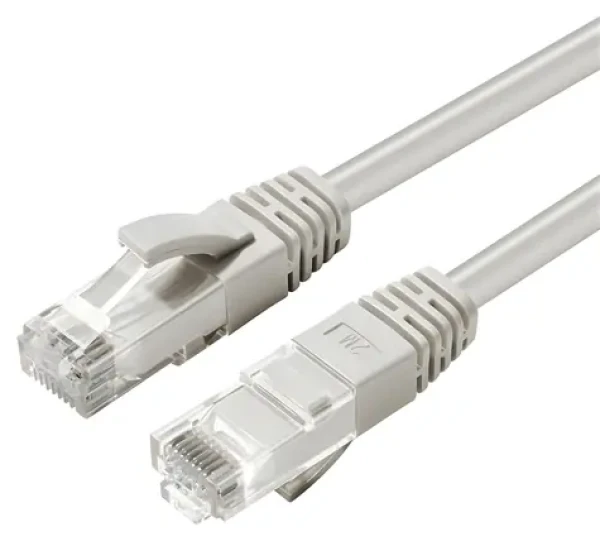 MicroConnect CAT6a U/UTP 5m šedá / Patch kábel / LSZH (MC-UTP6A05)