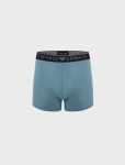 Pánske boxerky 2PACK 111769 3F720 29921 zeleno-čierne Emporio Armani