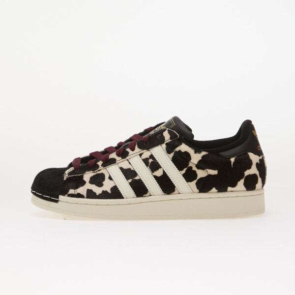 Tenisky adidas Superstar II Core Black/ Off White/ Maroon EUR 42