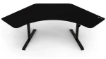 Arozzi ARENA ANGELO Pure Black / Herný stôl / rohový / čierny / D: 225cm / Š: 102cm / V: 71cm-81cm (ARENA-ANGELO-PBK)