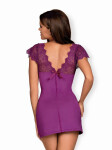 Chemise purple Obsessive S/M fialová