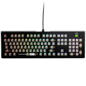 Glorious GMMK 3 Pre 100% barebone ANSI čierna / herná 100% / USB-C / bez spínačov / ANSI layout / RGB / 1.4m (GLO-KB-GMMK3-PRO-100-BB-W-BLK-US)