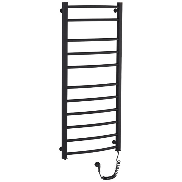 CERANO - Elektrický sušiak uterákov Luca - 187 W - čierna matná - 1160x550 mm LIV-EG-11-55