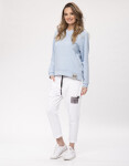 Look Made With Love Mikina Pia Sky Blue M/L Nebesky modrá