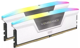 Corsair Vengeance RGB 32GB (2x 16GB) DDR5 6000MHz / CL30 / DIMM / XMP / 1.4V (CMH32GX5M2B6000C30W)
