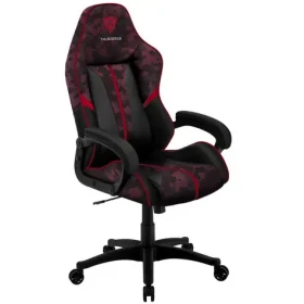 ThunderX3 BC1 CAMO čierno-červená / Herná stolička / syntetická koža / pojazdové kolieska / nosnosť 150 kg (TEGC-102000R.K1)
