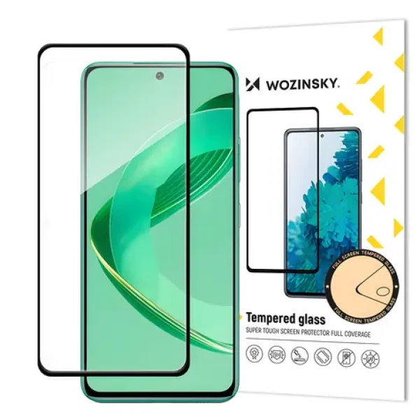 Wozinsky Full Glue Tempered Glass čierna / Ochranné tvrdené sklo / Huawei Nova 11 SE / Lepenie cez celý displej