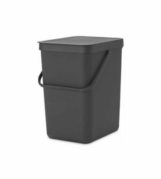 Brabantia Sort amp; Go Odpadkový kôš 25 L šedá / s rukoväťou / 26.5 x 40 x 34 cm (129940)