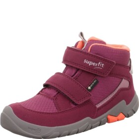 Dievčenské celoročné tenisky Superfit barefit TRACE GTX Red/Orange 1-006042-5000 - 34