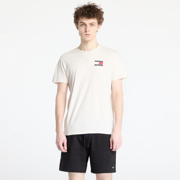 Tričko Tommy Jeans Slim Essential Tee Beige XXL