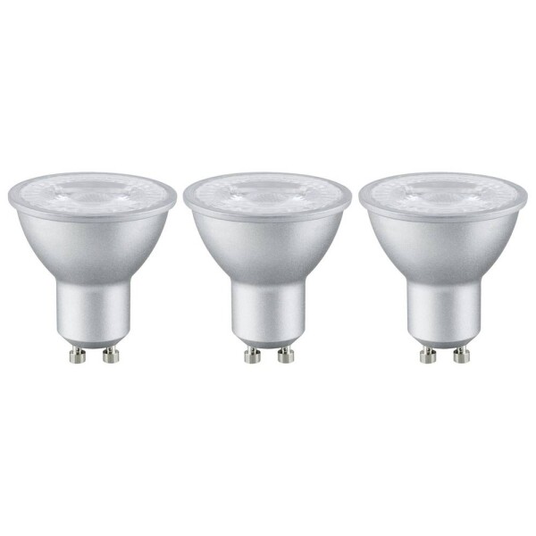 Paulmann 28581 LED En.trieda 2021 G (A - G) GU10 4 W teplá biela (Ø x v) 51 mm x 55 mm 3 ks; 28581