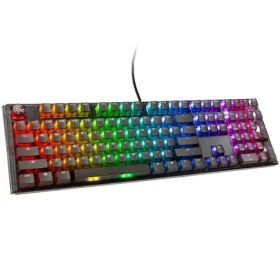 Ducky One 3 Aura Kailh Jellyfish Y čierna / herná klávesnica / podsvietená / mechanická / drôtová USB-C / US (DKON2108ST-FUSPDABAAAK1)