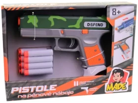 MaDe Pištoľ so softovými nábojmi