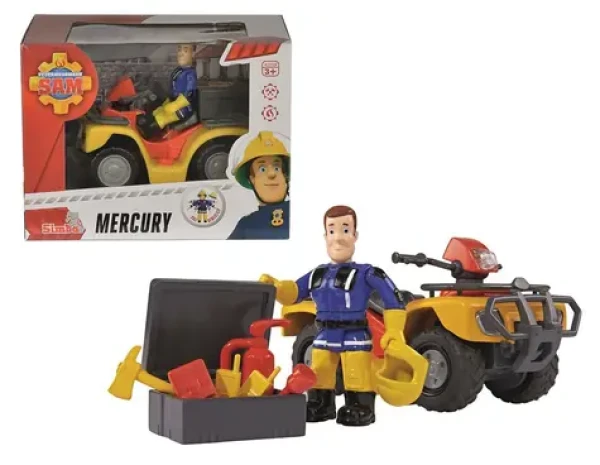 Simba Štvorkolka Mercury Hasič Sam s figúrkou