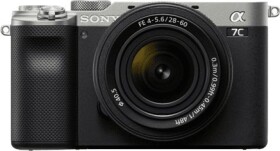 Sony ILCE-7CL Sony Alpha A7C Full-frame Mirrorless Interchangeable Lens Camera with Sony FE 28-60mm F4-5.6 Zoom Lens, Silver