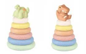 ZIRO Mäkké navliekacie krúžky Dino