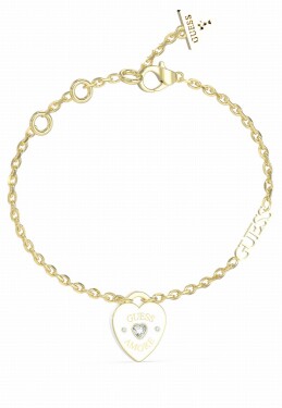 Guess Krásny pozlátený náramok Guess Amore JUBB05053JWYGWH 21 cm