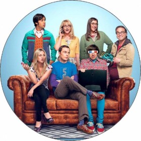 Jedlý papier The Big Bang Theory - Teória veľkého tresku partia 19,5 cm - Pictu Hap - Pictu Hap