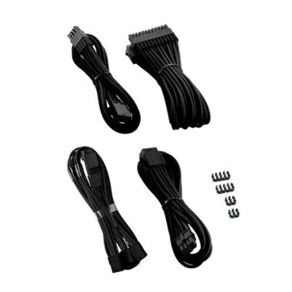 CableMod PRO ModMesh predlžovací set / čierna (CM-PCAB-16P3KIT-NKK-3PK-R)