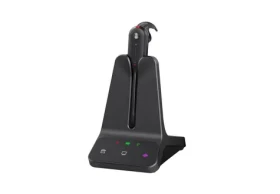 Yealink WH63 E2 UC čierna / Bezdrôtové slúchadlá s mikrofónom / DECT / ušný háčik / mikrofón Boom (1208712)