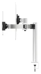 Durable PRO so svorkou strieborná / Držiak monitora a tabletu / VESA 75-100 mm / 21-34" do 8 kg / tabliet 7-13" (508723)