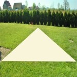 Malatec Tieniaca plachta celta trojuholník 5x5x5m 2266 bežová 200g/m